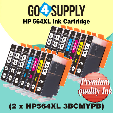 Compatible Set Combo HP 564xl Ink Cartridge Used for Photosmart D5445/D5460/D5463/D5468/C5324/C5370/C5373/C5380/C5383/C5388/C5390/C5393/C6340/C6350/C6380/C6375/7520/D7560/B8550/C6324/D5400/D7560/B110c Printer