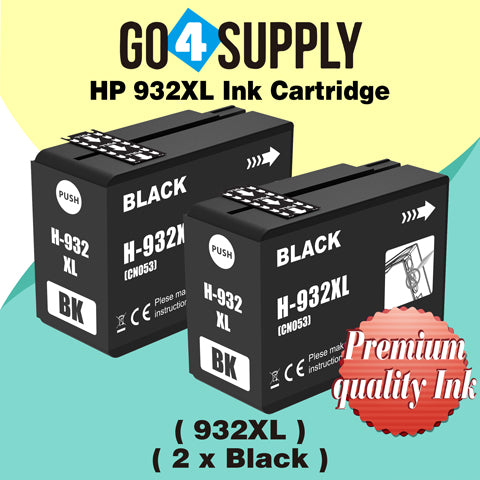 Compatible BLACK HP 932XL 933XL Ink Cartridge Used for OfficeJet 6100/6600/6700/7110/7610/7612/7510/7512