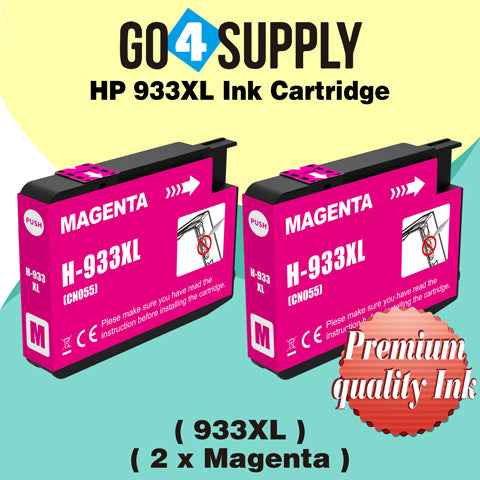 Compatible MAGENTA HP 933XL 932XL Ink Cartridge Used for OfficeJet 6100/6600/6700/7110/7610/7612/7510/7512