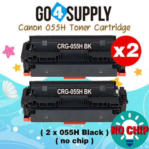 Compatible CANON (High-Yield Page) Black CRG055H (NO CHIP) CRG-055H Toner Cartridge Used for Canon i-SENSYS MF741Cdw; i-SENSYS MF745Cdw;  i-SENSYS MG743Cx