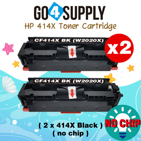 Compatible HP Black W2020X CF414X (NO CHIP) Toner Cartridge Used for Color LaserJet Pro M454dn/M454dw; MFP M479dw/M479fdn/M479fdw/M454nw; Enterprise M455dn/ MFP M480f/ MFP M480f; Color LaserJet Managed E45028