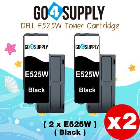 Compatible Dell E525W E525 525w to use with E525w Wireless Color Printer for 593-BBJX