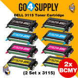 Compatible Dell 3115 Toner Cartridge Replacement for 310-8092, 310-8094, 310-8096, 310-8098 Used for Dell 3110cn, 3115cn, 3110, 3115 Print