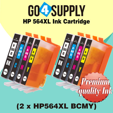 Compatible Set Combo HP 564xl Ink Cartridge Used for Photosmart D5445/D5460/D5463/D5468/C5324/C5370/C5373/C5380/C5383/C5388/C5390/C5393/C6340/C6350/C6380/C6375/B8550/C6324/D5400/D7560 Printer