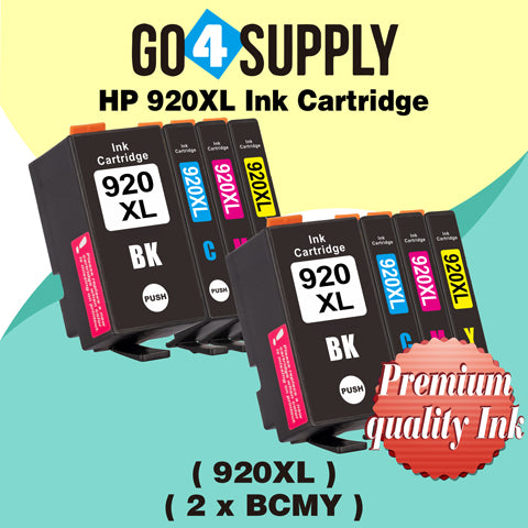 Compatible Set HP 920xl (BCMY) Ink Cartridge Used for HP Officejet 6000 /6500 /6500 Wireless/6500A /7000/7500/7500A Printers