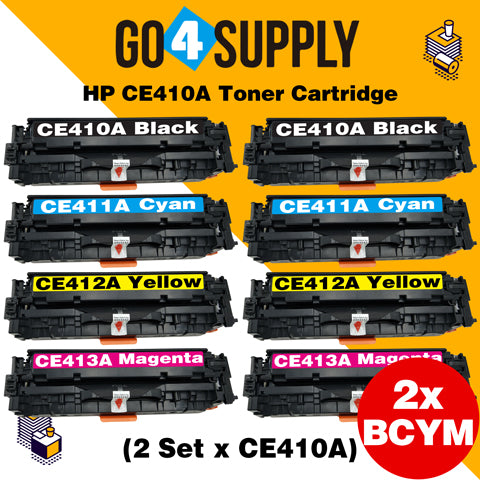 Compatible Set Combo HP CE410A CE411A CE412A CE413A Toner Cartridge Used for HP Laserjet Enterprise 300 color M351/ MFP M375nw; 400 color M451nw/M451dn/M451dw/ MFP M475dn/M475dw Printer