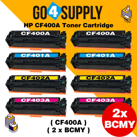Compatible Set Combo HP 201A CF400A CF401A CF402A CF403A Toner Cartridge Used for HP Color LaserJet Pro M252dn/252n; Color LaserJet Pro MFP M277dw/277n; Color LaserJet Pro MFP M274n Printers