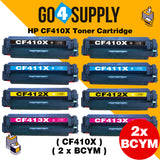 Compatible Set Combo HP 410X CF410X CF411X CF412X CF413X Toner Cartridge Used for Color LaserJet Pro M452dw/452dn/452nw, Color LaserJet Pro MFPM477fnw/M477fdn/M477fdw, Color LaserJet Pro MFP M377dw Printers