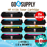 Compatible HP Set Combo W2030A W2031A W2032A W2033A CF415A (BCMY, NO CHIP) Toner Cartridge Used for Color LaserJet Pro M454dn/M454dw; MFP M479dw/M479fdn/M479fdw/M454nw; Enterprise M455dn/MFP M480f; Color LaserJet Managed E45028