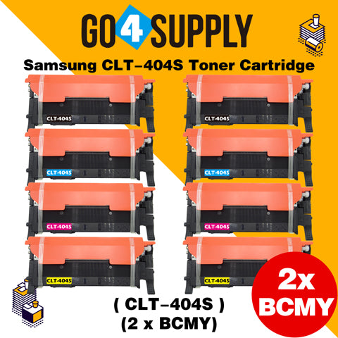 Compatible Set Combo Samsang 404 CLT404S CLT-404S Toner Cartridge Used for Samsung SL-C430W/C430/C432W; SL-C432/C433W/C433; SL-480FW/C480/C480FN; SL-C480FW/C480W/482; SL-C482FW/C482W; SL-483/C483W/C483FW