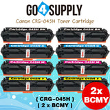 Compatible (High-Yield Page) CANON CRG-045H CRG045H (BCMY) Set Toner Cartridge Used for Color imageCLASS MF634Cdw/LBP612Cdw/MF632Cdw; i-SENSYS MF631Cn/633Cdw/635Cx/LBP611Cn/613Cdw