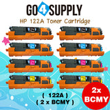 Compatible Combo Set HP 122A Q3960A Q3961A Q3962A Q3963A to use for HP 2840 2550n 2550L 2550Ln 2820 2830 Printers