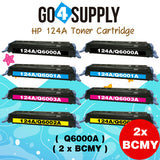 Compatible Combo Set HP 124A Q6002A Q6001A Q6000A Q6003A to use with Color Laser Jet 1600 2600n 2605dn 2605dtn CM1015mfp CM1017mfp Printers