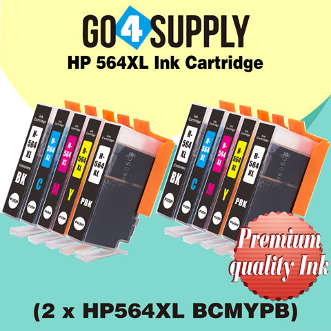 Compatible Set Combo HP 564xl Ink Cartridge Used for Photosmart D5445/D5460/D5463/D5468/C5324/C5370/C5373/C5380/C5383/C5388/C5390/C5393/C6340/C6350/C6380/C6375/7520/D7560/B8550/C6324/D5400/D7560/B110c Printer