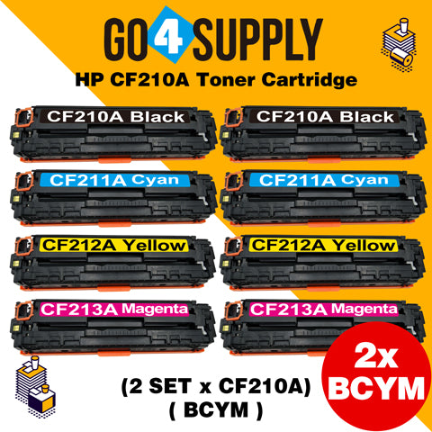 Compatible Set for HP CF210A Toner Cartridge Used for HP LaserJet Pro 200 color M251n/ 251nw/ 251MFP/ M276n/nw Printer