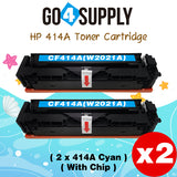 Compatible HP Cyan W2021A CF414A (WITH CHIP) Toner Cartridge Used for Color LaserJet Pro M454dn/M454dw; MFP M479dw/M479fdn/M479fdw/M454nw; Enterprise M455dn/ MFP M480f/ MFP M480f; Color LaserJet Managed E45028