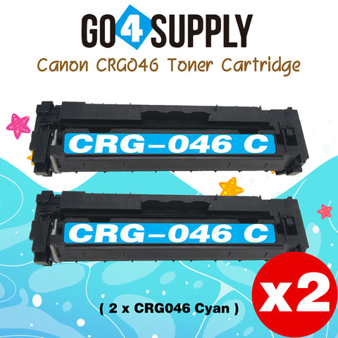 Compatible (Standard-Yield) Cyan CANON CRG046 CRG-046 Toner Cartridge Used for Color imageCLASS LBP654Cdw/MF735Cdw/MF731Cdw/MF733Cdw; Color i-SENSYS LBP654Cx/653Cdw/MF732Cdw/734Cdw/735Cx; Satera MF731Cdw/LBP654C/LBP652C/LBP651C/MF735Cdw/MF733Cdw