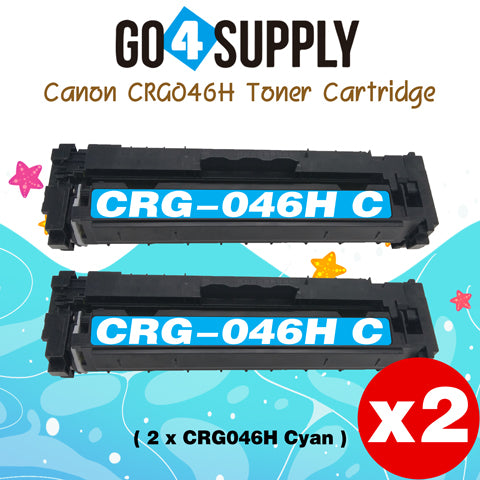 Compatible (High-Yield) Cyan CANON CRG046H Toner Cartridge Used for Color imageCLASS LBP654Cdw/MF735Cdw/MF731Cdw/MF733Cdw, Color i-SENSYS LBP654Cx/653Cdw/MF732Cdw/734Cdw/735Cx; Satera MF731Cdw/LBP654C/LBP652C/LBP651C/MF735Cdw/MF733Cdw