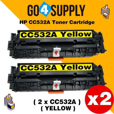 Compatible Yellow HP 532 CC532A 532A Toner Cartridge Used for HP Color laserJet CP2020/ 2024/ 2025/ 2026/ 2027/ 2024n/ 2024dn/ 2025n/ 2025dn/ 2025x/ 2026n/ 2026dn/ 2027n/ 2027dn; CM2320 MFP Series Printer
