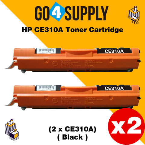 Compatible Black HP 310 CE310A 310A Toner Cartridge Used for HP  Laserjet Pro CP1020/ 1021/ 1022/ 1023/ 1025; CP 1026/ 1027/ 1028nw; 100 M175a/b/c/nw/p/q/R; 200 color MFP M275nw/s/t/u Printer