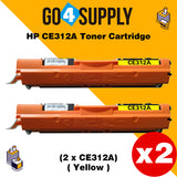 Compatible Yellow HP 312 CE312A 312A Toner Cartridge Used for HP  Laserjet Pro CP1020/ 1021/ 1022/ 1023/ 1025; CP 1026/ 1027/ 1028nw; 100 M175a/b/c/nw/p/q/R; 200 color MFP M275nw/s/t/u Printer