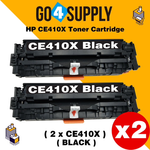 Compatible Black HP 410 CE410X 410X Toner Cartridge Used for HP Laserjet Enterprise 300 color M351/ MFP M375nw; 400 color M451nw/M451dn/M451dw/ MFP M475dn/M475dw Printer