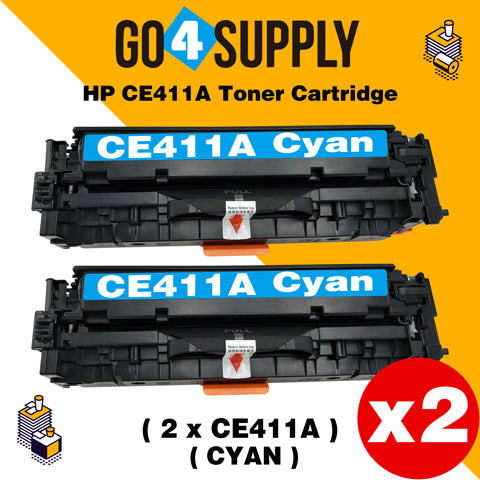 Compatible Cyan HP 411 CE411A 411A Toner Cartridge Used for HP Laserjet Enterprise 300 color M351/ MFP M375nw; 400 color M451nw/M451dn/M451dw/ MFP M475dn/M475dw Printer