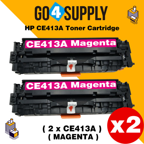 Compatible Magenta HP 413 CE413A 413A Toner Cartridge Used for HP Laserjet Enterprise 300 color M351/ MFP M375nw; 400 color M451nw/M451dn/M451dw/ MFP M475dn/M475dw Printer