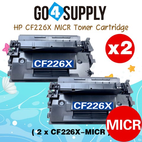 Compatible (High Yield) HP Micr Toner Cartridge CF226X 226X Used for LaserJet Pro MFP M426dw/M426fdn/M426fdw; LaserJet Pro M402dn/M402n/M402dw/M402d Printers