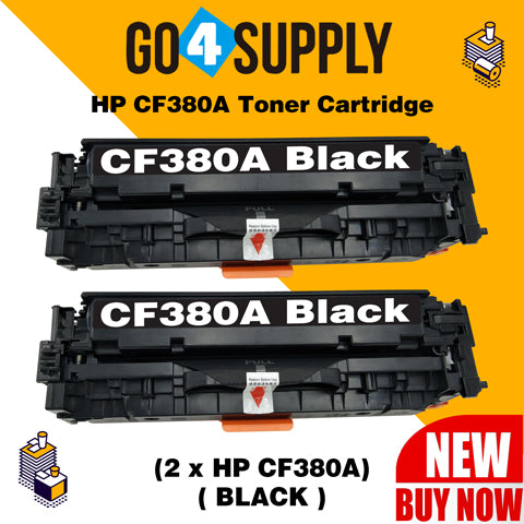 Compatible Black HP 312A 380 CF380A 380A Toner Cartridge Used for HP Color laserJet Pro M476dn MFP/M476dw MFP/M476dnw MFP Printer