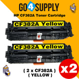 Compatible Yellow HP 382 CF382A 382A Toner Cartridge Used for HP Color laserJet Pro M476dn MFP/M476dw MFP/M476dnw MFP Printer