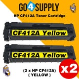 Compatible Yellow HP 412A CF412A Toner Cartridge Used for Color LaserJet Pro M452dw/452dn/452nw, Color LaserJet Pro MFPM477fnw/M477fdn/M477fdw, Color LaserJet Pro MFP M377dw Printers