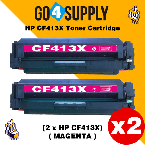 Compatible Magenta HP 413X CF413X Toner Cartridge Used for Color LaserJet Pro M452dw/452dn/452nw, Color LaserJet Pro MFPM477fnw/M477fdn/M477fdw, Color LaserJet Pro MFP M377dw Printers