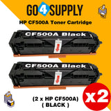Compatible Black HP 500A CF500A 202A Toner Cartridge Used for HP Color LaserJet Pro M254/M254dw/254nw; MFP M281cdw/281fdn/281fdw/280/280nw Printer