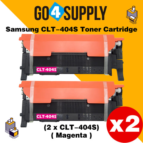 Compatible Magenta Samsang 404 CLT404S CLT-404S Toner Cartridge Used for Samsung SL-C430W/C430/C432W; SL-C432/C433W/C433; SL-480FW/C480/C480FN; SL-C480FW/C480W/482; SL-C482FW/C482W; SL-483/C483W/C483FW