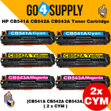 Compatible 3-Color Set HP CB541A CB542A CB543A Toner Cartridge Used for HP Color laserJet  CP1213/ 1214/ 1215/ 1216/ 1217; CP1510/ 1513/ 1514/ 1515/ 1516n;  CP1517/ 1518/ 1519ni; CP1210/1520/1525 Printer