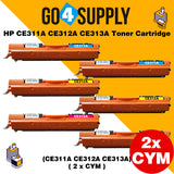 Compatible Color Set HP CE311A CE312A CE313A Toner Cartridge Used for HP  Laserjet Pro CP1020/ 1021/ 1022/ 1023/ 1025; CP 1026/ 1027/ 1028nw; 100 M175a/b/c/nw/p/q/R; 200 color MFP M275nw/s/t/u Printer