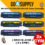 Compatible 3-Color Combo HP 410X CF410X CF411X CF412X CF413X Toner Cartridge Used for Color LaserJet Pro M452dw/452dn/452nw, Color LaserJet Pro MFPM477fnw/M477fdn/M477fdw, Color LaserJet Pro MFP M377dw Printers