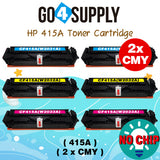 Compatible HP Set Combo W2030A W2031A W2032A W2033A CF415A (BCMY, NO CHIP) Toner Cartridge Used for Color LaserJet Pro M454dn/M454dw; MFP M479dw/M479fdn/M479fdw/M454nw; Enterprise M455dn/MFP M480f; Color LaserJet Managed E45028