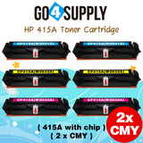 Compatible HP Set Combo W2030A W2031A W2032A W2033A CF415A (BCMY, WITH CHIP) Toner Cartridge Used for Color LaserJet Pro M454dn/M454dw; MFP M479dw/M479fdn/M479fdw/M454nw; Enterprise M455dn/MFP M480f; Color LaserJet Managed E45028