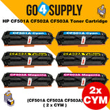 Compatible 3-Color Combo HP 500A CF500A CF501A CF502A CF503A 202A Toner Cartridge Used for HP Color LaserJet Pro M254/M254dw/254nw; MFP M281cdw/281fdn/281fdw/280/280nw Printer