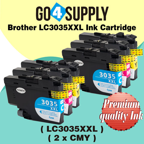 Compatible Color Combo Brother 3035xxl LC3035xxl Ink Cartridges Used for Brother MFC-J805DW, MFC-J805DW XL, MFC-J815DW, MFC-J995DW, MFC-J995DW XL Printer