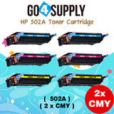 Compatible Combo Set HP 502A Q6470A Q60471A Q6472A Q6473A to use for Color Laserjet 3600n 3600dtn 3800 CP3505 3505n 3505dn 3600 Printers