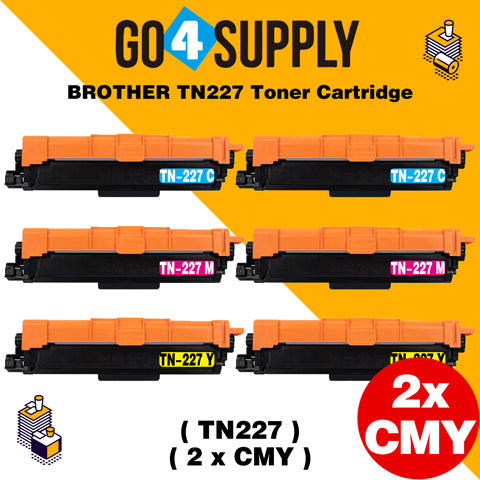 Compatible 3-Color Combo Brother 227 TN227 TN-227 Toner Unit Used for Brother HL-L3210CW/L3230CDW/L3710CDW/L3270CDW/L3290CDW; DCP-L3510CDW/L3550CDW/L3551CDW; MFC-L3710CW/3730CDW/L3750CDW/L3770CDW/L3745CDW Printer