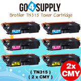 Compatible Combo Set Brother TN-315 TN315 (BCMY) Toner Cartridge Used for Brother HL-4140CN HL-4150CDN HL-4570CDWT HL-4570CDW MFC-9460CDN MFC-9560CDW DCP-9055CDN DCP-9270CDN Printers