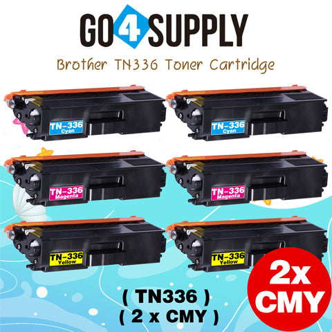Compatible Brother Set Combo TN336 TN-336 (BCMY) Toner Cartridge Used for HL-L8250CDW HL8350CDW/CDWT
DCP-L8400CDN/L8450CDW; MFC-L8850CDW
