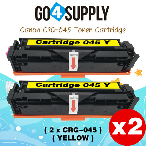 Compatible CANON Yellow CRG-045 CRG045 Toner Cartridge Used for Canon Color imageCLASS MF634Cdw/LBP612Cdw/MF632Cdw; i-SENSYS MF631Cn/633Cdw/635Cx/LBP611Cn/613Cdw