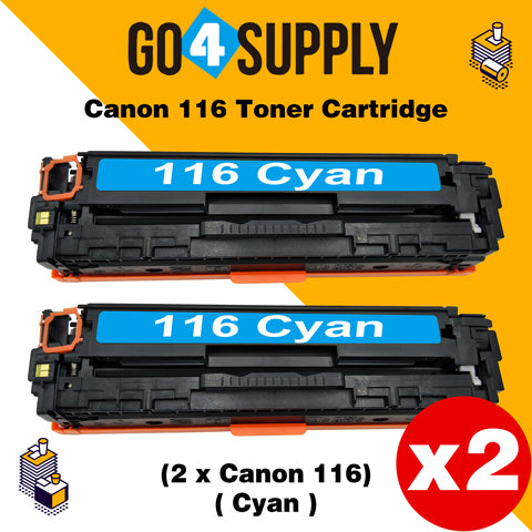 Compatible Cyan Canon 116 CRG-116 CRG116 Toner Cartridge Used for Canon i-SENSYS LBP-7010C/7016C/7018C; LBP 5050/5050n/iC MF 8080cw; MF8010/8030/8040/8050cn; LBP 7110Cw/7100Cn; iC MF8280Cw/MF6680DN; MF8210/8230/8250Cn; MF628Cw/626Cn; MF623Cn/621Cn