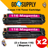 Compatible Magenta Canon 116 CRG-116 CRG116 Toner Cartridge Used for Canon i-SENSYS LBP-7010C/7016C/7018C; LBP 5050/5050n/iC MF 8080cw; MF8010/8030/8040/8050cn; LBP 7110Cw/7100Cn; iC MF8280Cw/MF6680DN; MF8210/8230/8250Cn; MF628Cw/626Cn; MF623Cn/621Cn