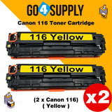 Compatible Yellow Canon 116 CRG-116 CRG116 Toner Cartridge Used for Canon i-SENSYS LBP-7010C/7016C/7018C; LBP 5050/5050n/iC MF 8080cw; MF8010/8030/8040/8050cn; LBP 7110Cw/7100Cn; iC MF8280Cw/MF6680DN; MF8210/8230/8250Cn; MF628Cw/626Cn; MF623Cn/621Cn